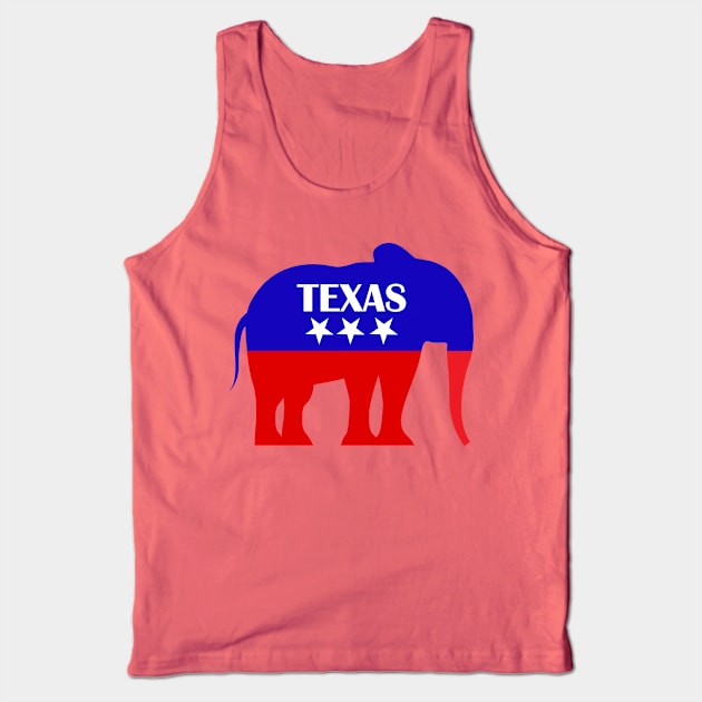 Texas Republican Tank Top by MtWoodson